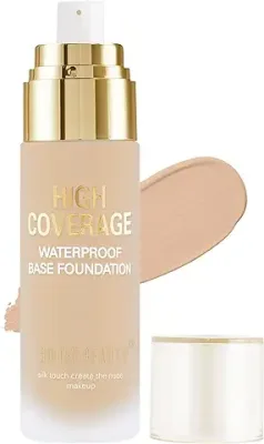 7. Swiss Beauty High Performance Foundation | Water-Resistant | Medium to Buildable Coverage | Lightweight | Easy to Blend | With Vitamin C & Niacinamide | Classic Ivory, 55g