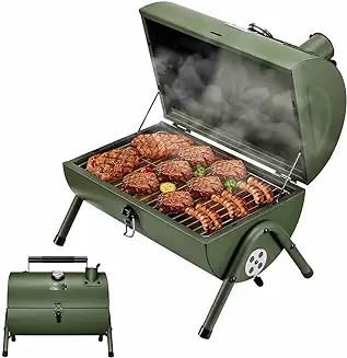 6. MAISON HUIS Adjustable Portable Charcoal Grill