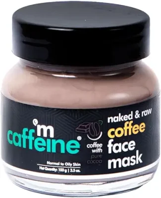 1. mCaffeine Coffee De Tan Face Pack Mask with Kaolin Clay