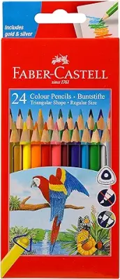 1. Faber-Castell Triangular Colour Pencils