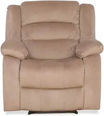 7. WellNap Motorised Recliner in Fabric-Best Suited for Indian Weather - Beige, Single Seater, Fabric