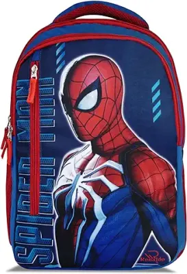 13. Ronaldo School Bag Cartoon Printed Spider-man Picnic Tuition Daypack