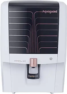 11. Aquaguard Crystal NXT UV+UF Water Purifier with Patented Active Copper Tech | 7L Storage | Suitable for Municipal Water, Not Suitable for Borewell/Tanker Water | Free Installation | 2 Free Services