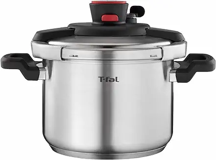 4. T-fal Clipso Stainless Steel Pressure Cooker