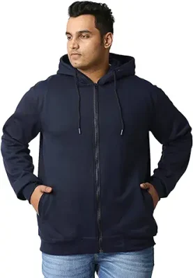 1. WYO Wear Your Opinion Wear Your Opinion Men's Plus Size Fleece Zipper Hoodie Jacket