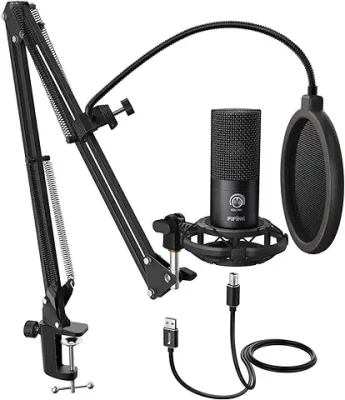 7. FIFINE T669 Condenser USB Microphone Kit