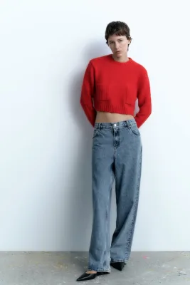 10. Zara Knit Crop Top Sweater