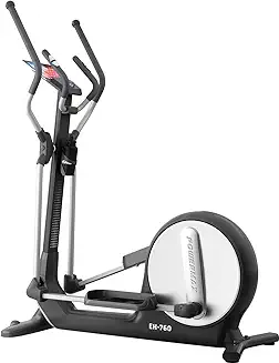 11. PowerMax Fitness EH-760 Elliptical Cross Trainer with Water Bottle Cage