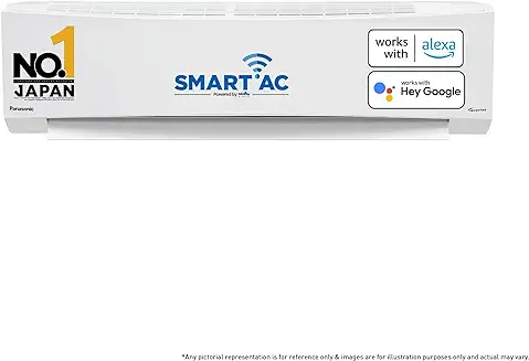9. Panasonic 1.5 Ton 3 Star Wi-Fi Inverter Smart Split AC (Copper Condenser, 7 in 1 Convertible with True AI Mode, PM 0.1 Air Purification Filter, CS/CU-SU18ZKYWT, 2024 Model, White)