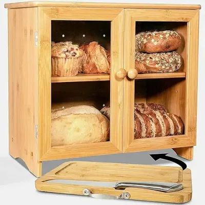 13. LuvURkitchen Large Bread Box for Kitchen countertop