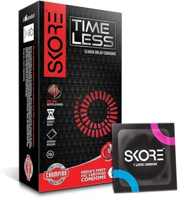 15. Skore Timeless Climax Delay Condoms - 1 Pack (10 pieces)