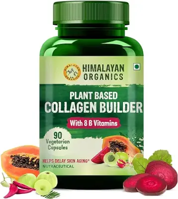 11. Himalayan Organics Plant Based Organic Collagen Builder With 8 B Vitamins for Hair and Skin
