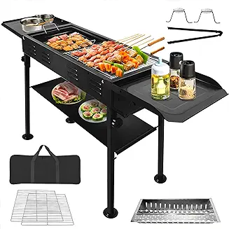 6. Portable Charcoal Grills for Outdoor BBQ