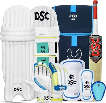 12. DSC Scorer Kashmir Willow Cricket Kit, Size-Mens, Left Hand