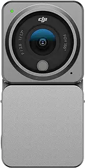 1. DJI Action 2 Power Combo -12MP Action Camera with Power Module,4K Recording Upto 120 FPS& 155 FOV, Portable& Wearable, HorizonSteady,10m Waterproof, Black