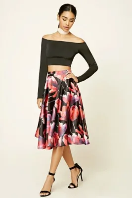 Vero Moda long skirt with top