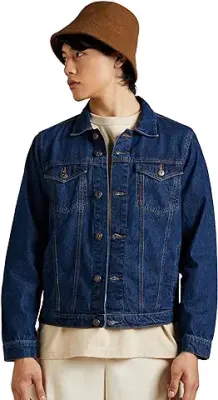 11. Amazon Brand - INKAST Men's Cotton Blend Standard Length Trucker Jacket