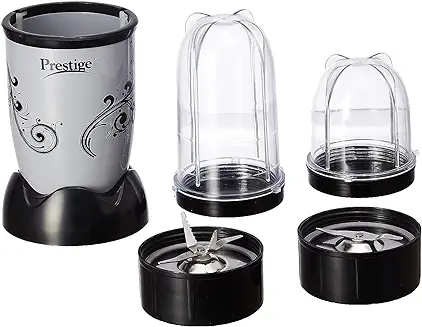 4. Prestige Express PEX 3.0 Mixer Grinder with Multipurpose Jars, 500 ml & 300 ml, Silver)