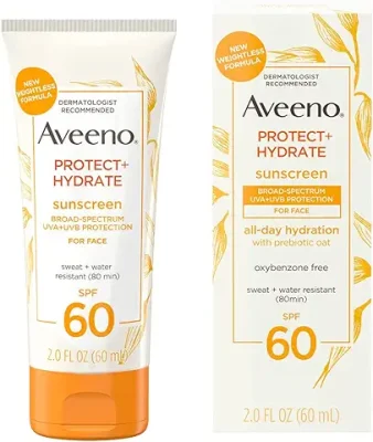 6. Aveeno Protect + Hydrate Moisturizing Face Sunscreen Lotion