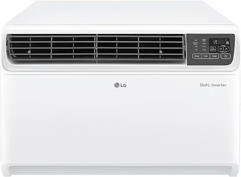 11. LG 1.5 Ton 3 Star DUAL Inverter Window AC (Copper, Convertible 4-in-1 cooling, RW-Q18WUXA, 2023 Model, HD Filter with Anti-Virus Protection, White)