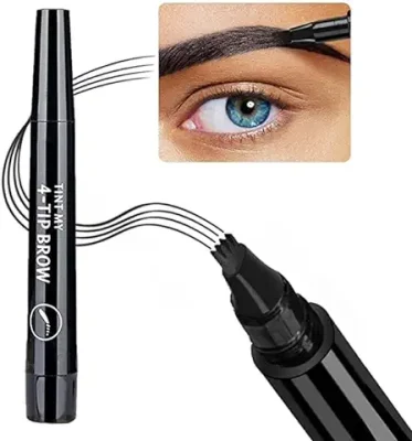 12. HSR Waterproof Eyebrow Pen - Microblading Eyebrow Pencil with a Micro-Fork Tip Applicator - Creates Natural Looking Brows Effortless