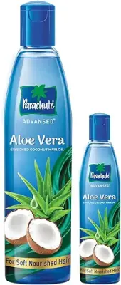 3. Parachute Advansed Aloe Vera Enriched Coconut Hair Oil, 250ml + 75ml | For Soft, Strong Hair
