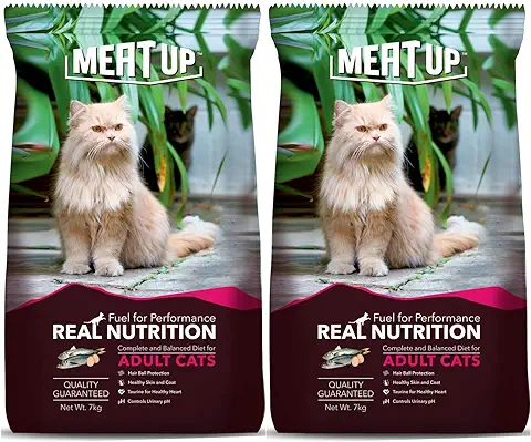11. Meat Up Adult Cat Food 7kg (Buy 1 Get 1 Free ), Total 14 kg