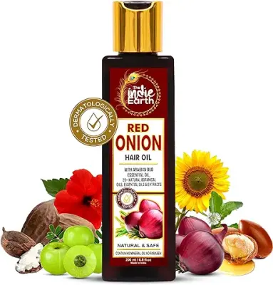 10. THE INDIE EARTH RED ONION HAIR OIL