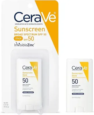 2. CeraVe Mineral Sunscreen Stick