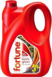 Fortune Premium Kachi Ghani Pure Mustard Oil, 2L Jar