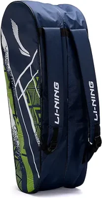 4. Li-Ning Raider Max Double Zipper Polyester Badminton Kit Bag
