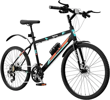 2. Lifelong MTB 26T Gear Cycle for Men and Women - 21 Speed Mountain Bike - Micro-Shifter Gear Cycles - Suitable for 14+ Year Boys and Girls - Rider Height Above 5 feet 5 inches (Bold, LLBC2694)