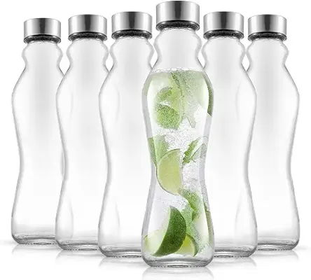 5. JoyJolt Spring Glass Water Bottles