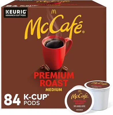 2. McCafe Premium Roast, Single-Serve Keurig K-Cup Pods, Medium Roast Coffee Pods Pods, 84 Count