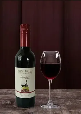6. Rosegold-Imperium- Homemade Non alcoholic Red wine 375ml