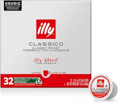 12. Illy Classico Roast Coffee Pods for Keurig