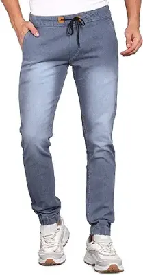 15. Urbano Fashion Men's Slim Fit Jogger Jeans Stretch