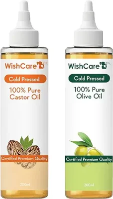 11. WishCare® Hexane-free Cold Pressed Castor and Olive Oil