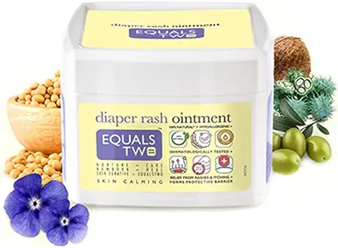 6. EQUALSTWO 100% Natural Coconut Based Diaper Rash Ointment 50g