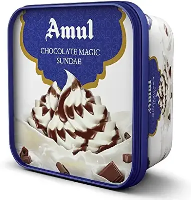 3. Amul Ice Cream Sundae Chocolate Magic, 1 Litre