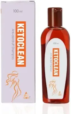 5. ALLOES PHARMACEUTICALS Anti-Dandruff Ketoclean Shampoo Treatment For Long-Lasting Relief Of Itching And Flaking Scalp - 100 Ml
