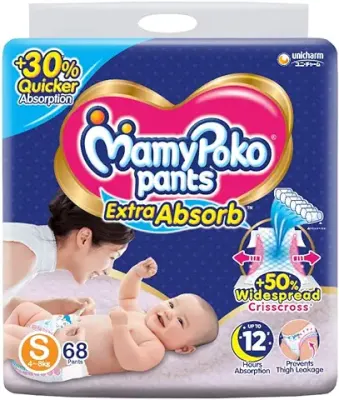 2. MamyPoko Extra Absorb Diapers