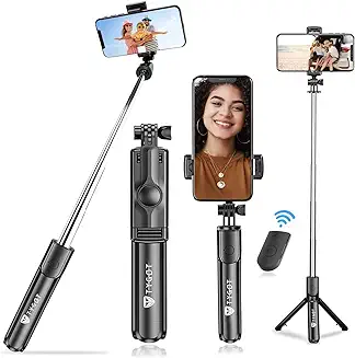 1. Tygot Bluetooth Extendable Selfie Sticks with Wireless Remote