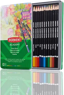 15. Derwent Academy Colouring Pencils Tin