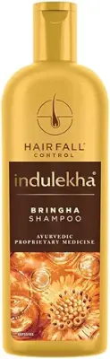 7. Indulekha Bringha, Shampoo, 340ml, for Hair Fall Control, with Bringharaj Extracts, Amla, Shikakai, Paraben-Free, for Men & Women