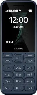 6. Nokia 130 Music | Built-in Powerful Loud Speaker with Music Player and Wireless FM Radio | Dedicated Music Buttons | Big 2.4” Display | 1 Month Standby Battery Life | Blue