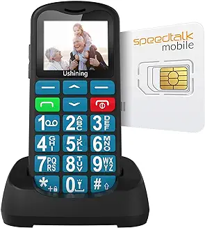 9. USHINING 4G LTE Unlocked Senior Cell Phone