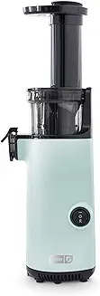 14. Dash DCSJ255 Deluxe Compact Power Slow Masticating Extractor Easy to Clean Cold Press Juicer