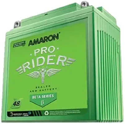 8. Amaron PRO Bike Rider-BETA AP-BTX5L-5Ah battery