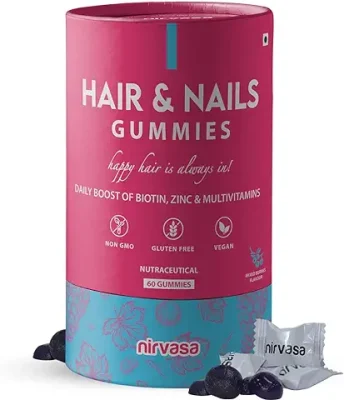13. Nirvasa Hair & Nail Gummies with Biotin